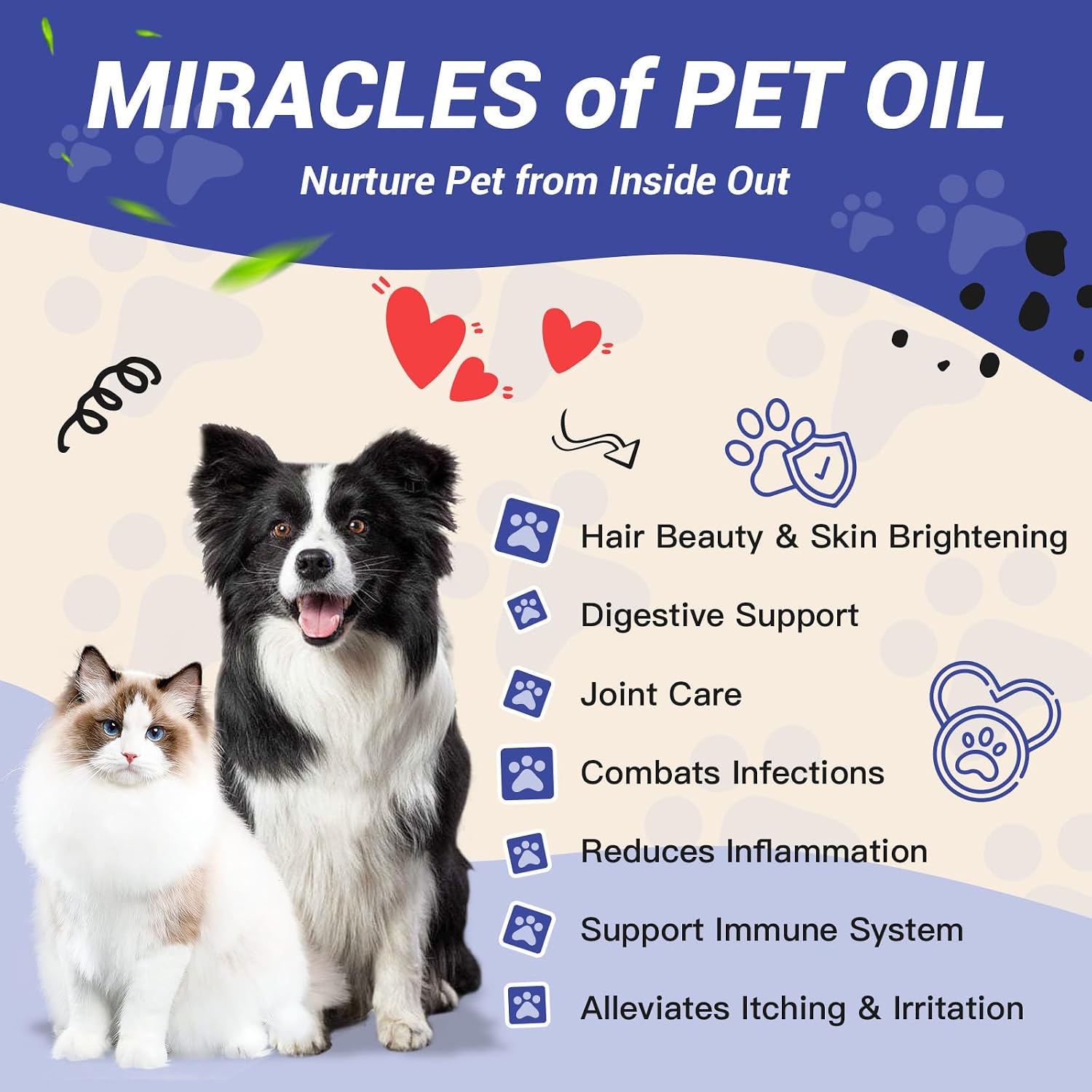 Natural Dog Yeast Infection Treatment - Gotas herbales para perros contra infecciones por levaduras, picor y alergias (2 pack de 59 ml)