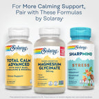 SOLARAY Total Calm Advanced - Calming Complex with Adaptogenic Herbs and Vitamin B12