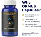 Atomic Ormus Cápsulas Monoatómicas 24k Oro, Platino e Iridio - 30 cápsulas - Suspended Solutions