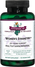 Vitanica Women's Symmetry, Multivitamin and High Potency Mineral, Vegan, 90 Capsules