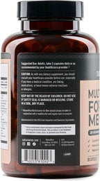 NatureWise Multivitamínico para Hombres - Apoyo Diario - Minerales y Hierbas para Energía, Rendimiento, Inmunidad - con Vitamina A, C, D, Complejo B - Sin Soja ni Gluten, No GMO - 90 Cápsulas