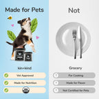kin+kind Aceite de Coco Orgánico para Perros y Gatos - Complemento Alimenticio - 240 ml