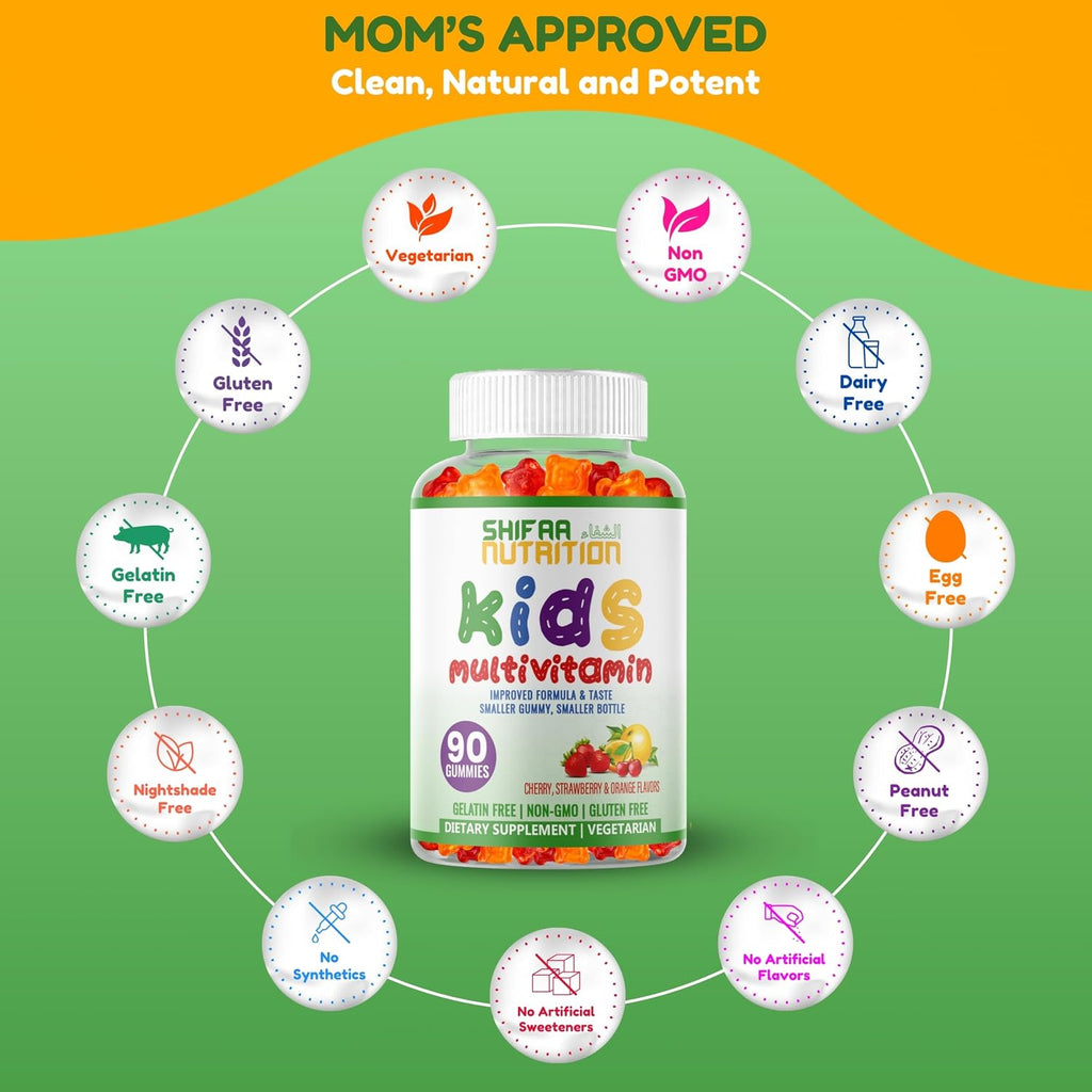 SHIFAA NUTRITION Gominolas Multivitamínicas Halal para Niños