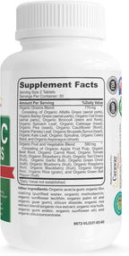 Caraway Vitamins Organic Superfoods Greens Complex - 60 Comprimidos Veganos