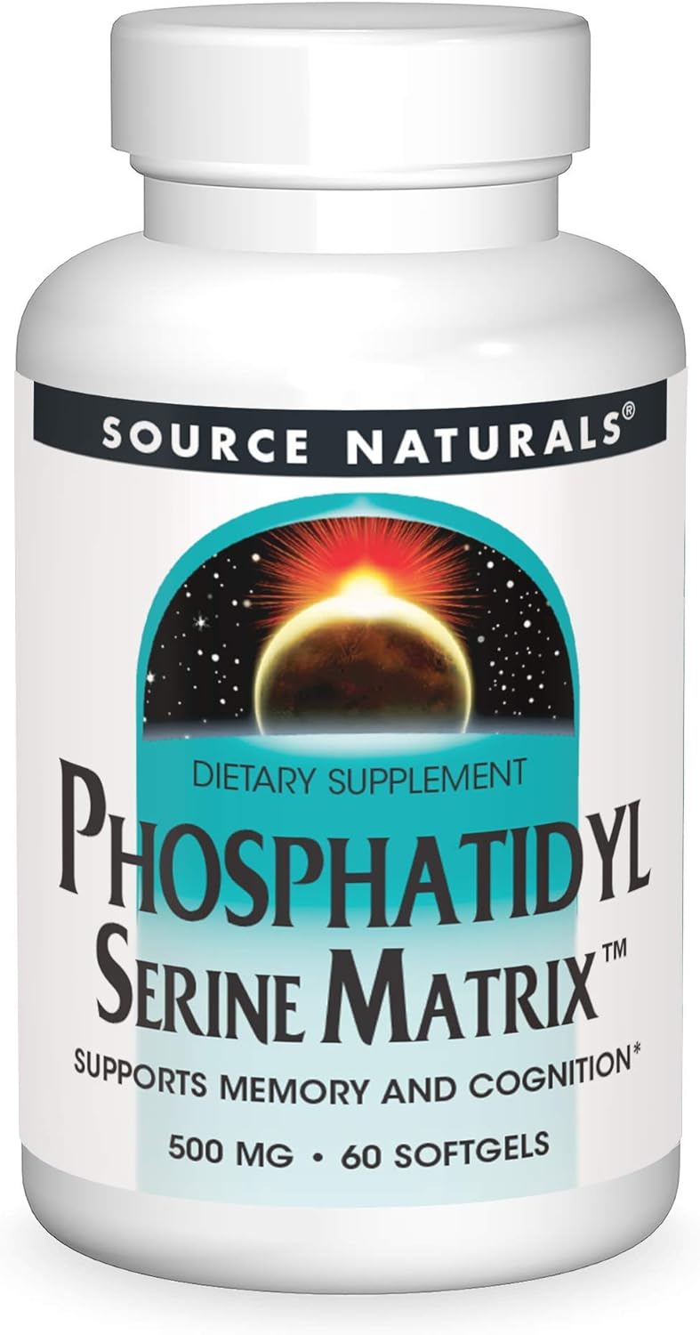Source Naturals Phosphatidyl Serine Matrix 500 mg - 30 Cápsulas Blandas