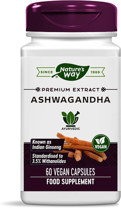Nature's Way - Ashwagandha, 60 cápsulas vegetales – Image 1