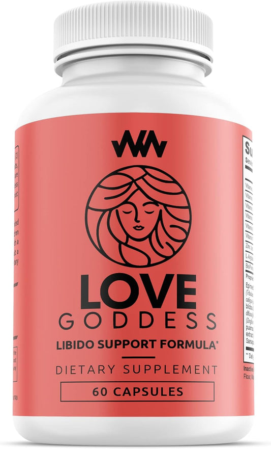 Love Goddess - Suplemento Femenino para Aumentar la Libido con Miura Puama | Warped Wellness