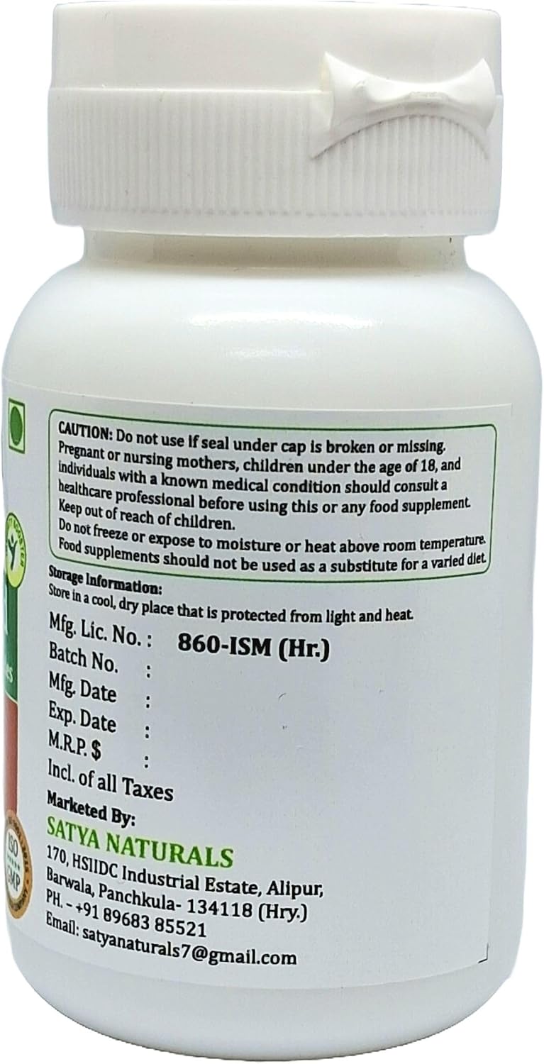 Pashanbhed Forte Cápsulas 500 mg - 60 Cápsulas Vegetales | Extracto de Bergenia Ligulata 10:1 | Suplemento Herbal Ayurvédico