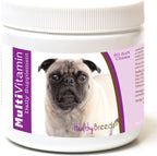 Healthy Breeds Pug Multivitaminas Masticables Blandas 60 Unidades
