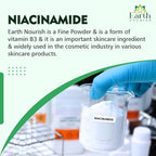 Earth Nourish Niacinamide Powder 3.52 oz / 100g – Grado Cosmético para DIY