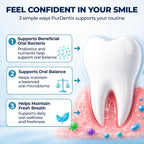 PurDentix Probiótico Oral – Fórmula de 4 Cepas para Encías Saludables, Dientes y Aliento Fresco – 30 Comprimidos Masticables
