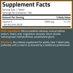 Bronson Vitamina C 1000 mg Extra Strength - 100 Comprimidos Vegetarianos