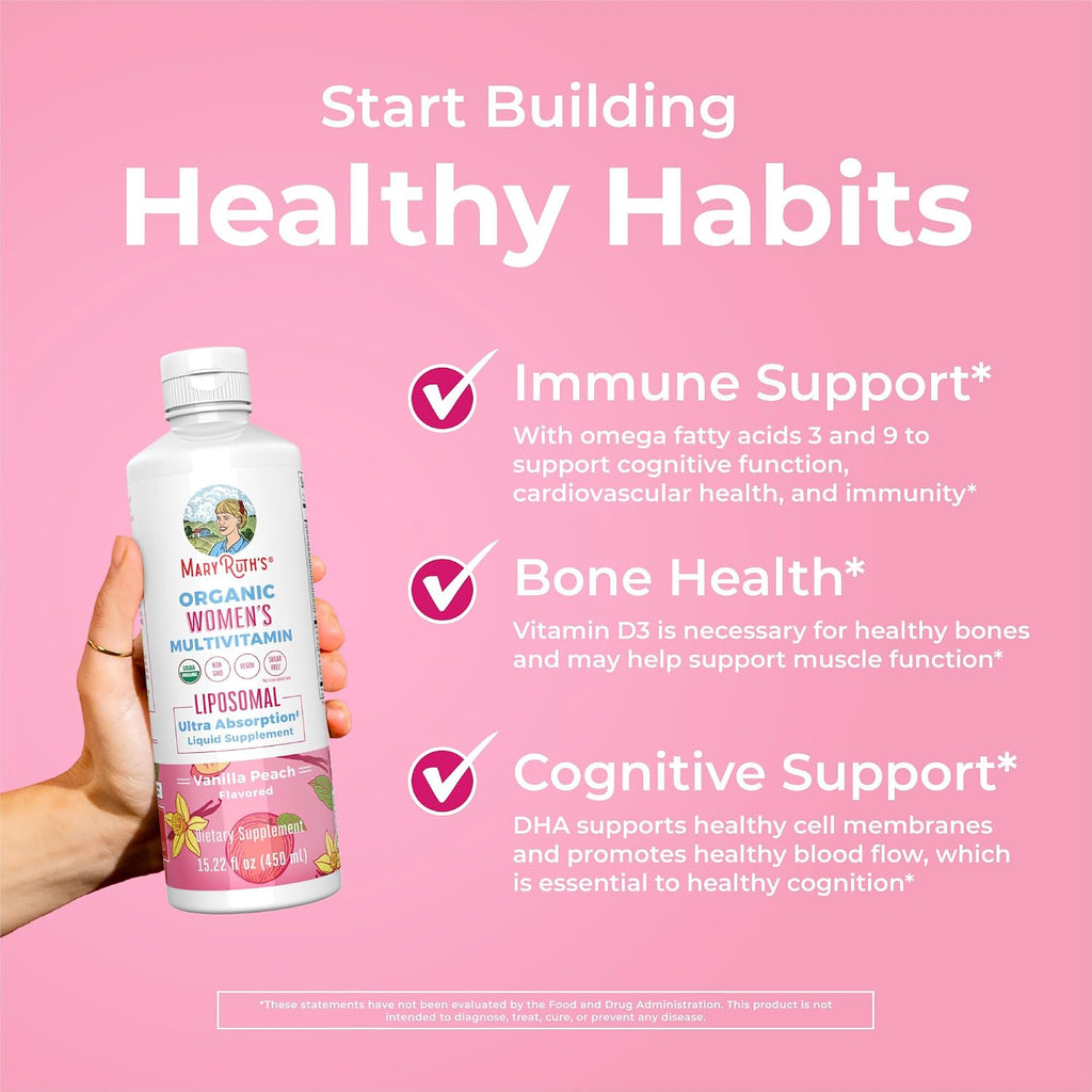 MaryRuth’s Organic Women’s Multivitamin Liposomal - Multivitamínico Líquido para Mujeres