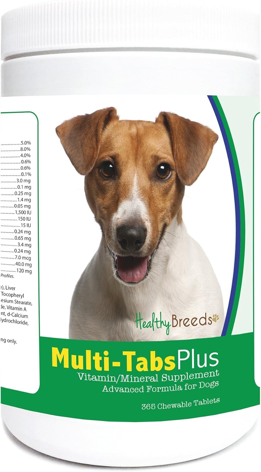 Healthy Breeds Jack Russell Terrier Multi-Tabs Plus - 365 Chews para Perros