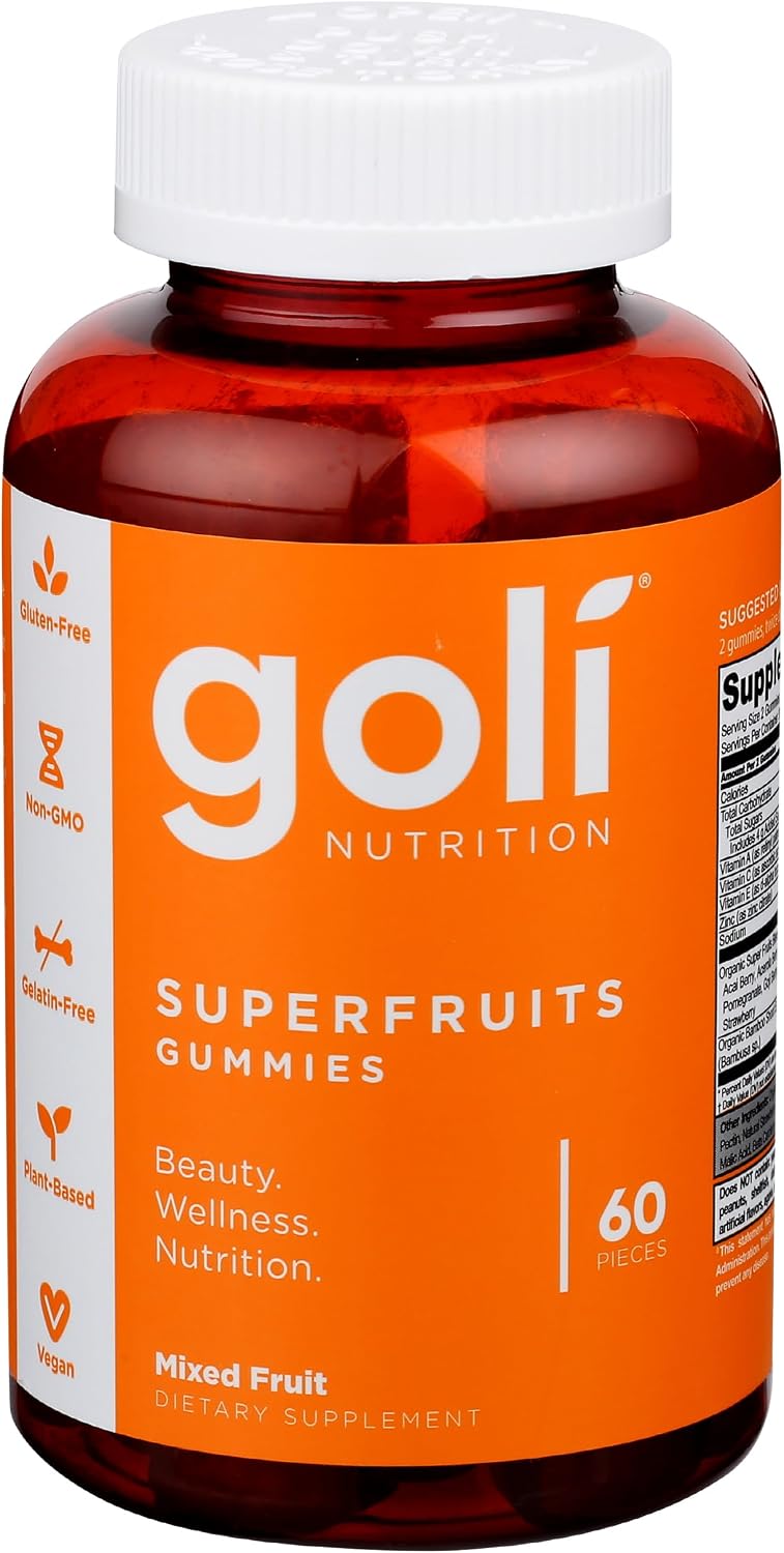 Goli Nutrition Gummies Superfruits Mixed Fruit - 60 Gominolas