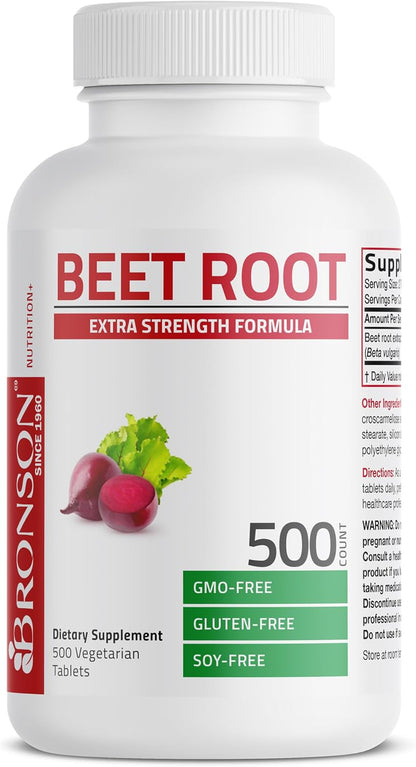Bronson Raíz de Remolacha Extra Strength - 500 Comprimidos Vegetarianos – Image 5