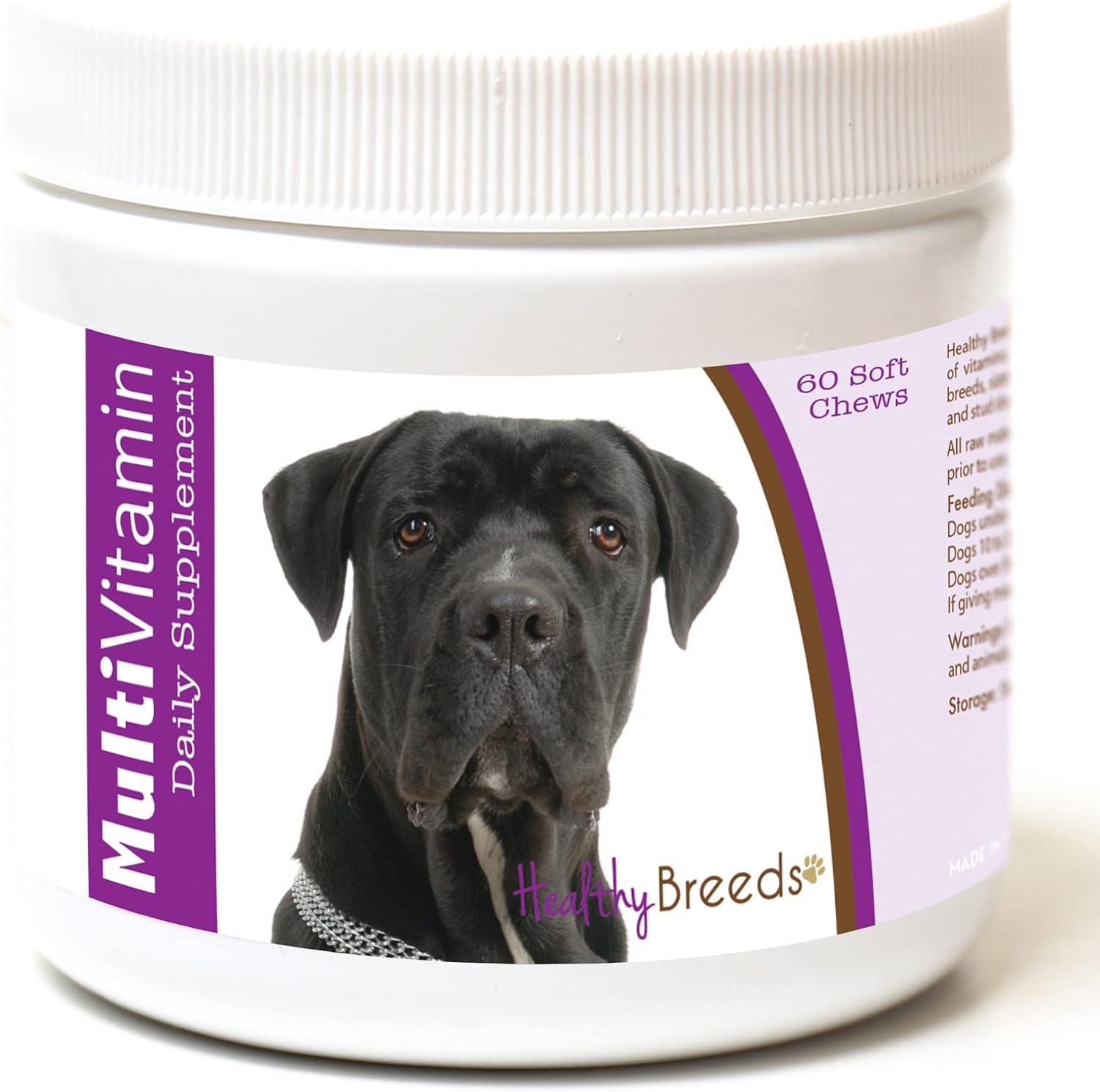 Healthy Breeds Cane Corso Multivitamínico en Masticables Blandos - 60 unidades