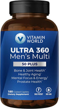 Vitamin World Ultra 360 Multivitamin for Men 50 Plus – 180 Caplets