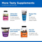 Nutri-Vet Puppy-Vite Masticables para Cachorros - Multivitamínico y Minerales - 60 Comprimidos