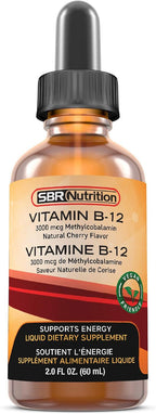 Vitamina B12 Sublingual Gotas Líquidas - Metilcobalamina 3000mcg - 60 Dosis - Vegano