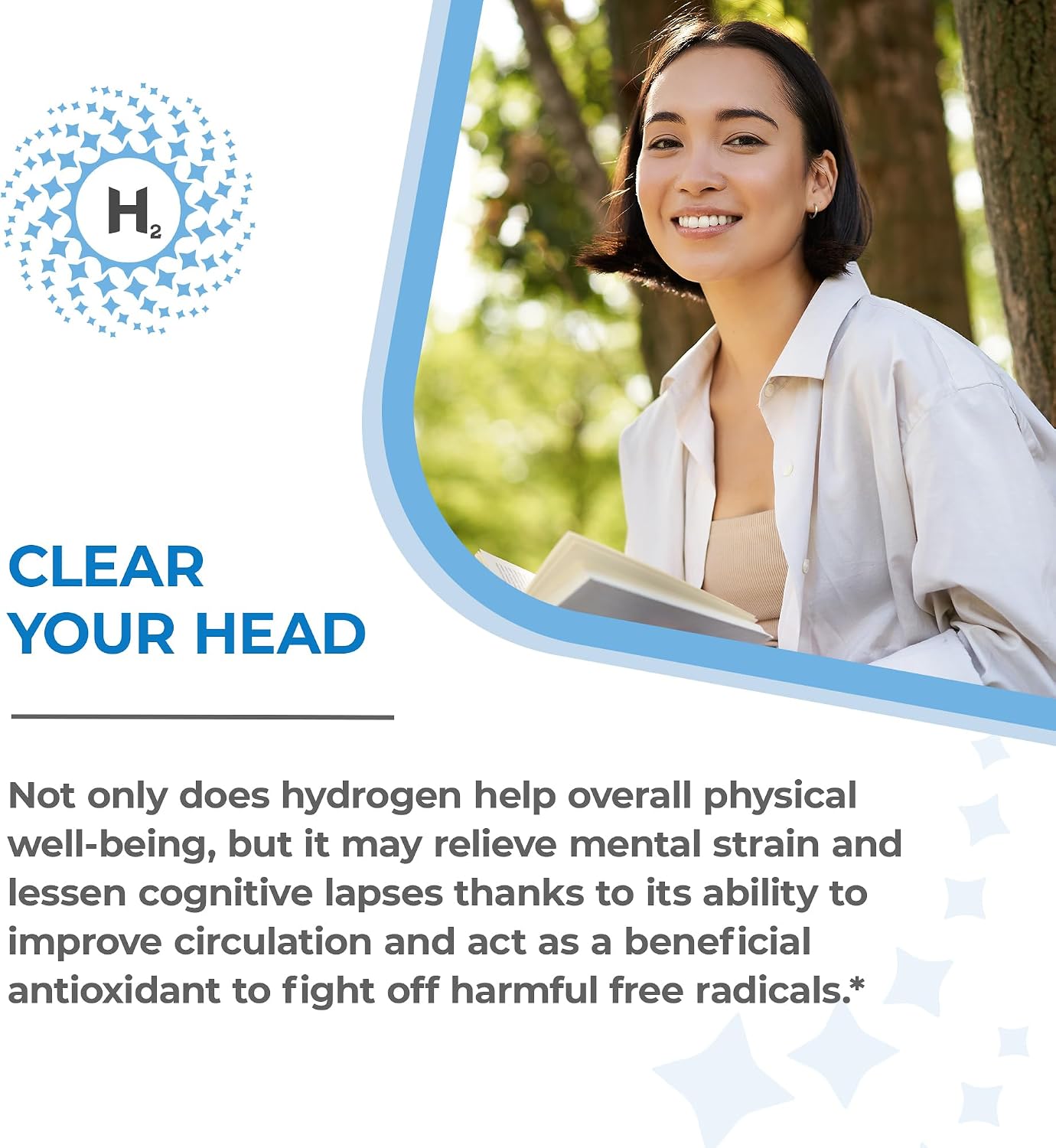 True Nano H2 con Té Verde - Hidrógeno Molecular con Nanoburbujas de Hidrógeno Activo - 60 Cápsulas