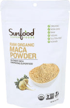 Sunfood Superfoods Maca en Polvo Orgánica - 227 g