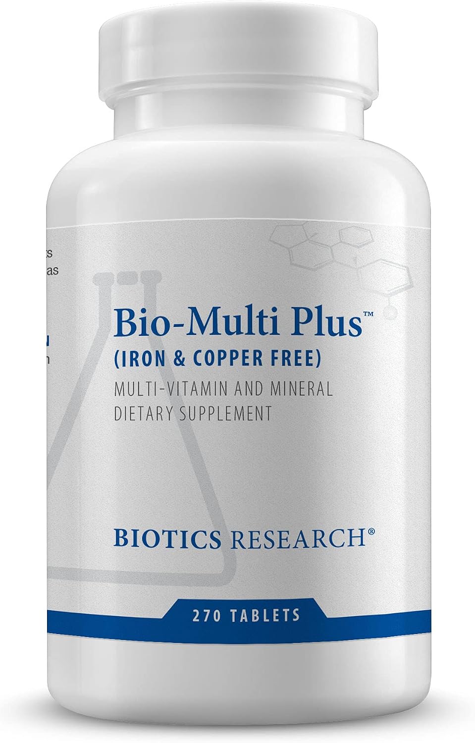 Biotics Research Bio Multi Plus Multivitamínico Sin Hierro y Sin Cobre - 270 Comprimidos