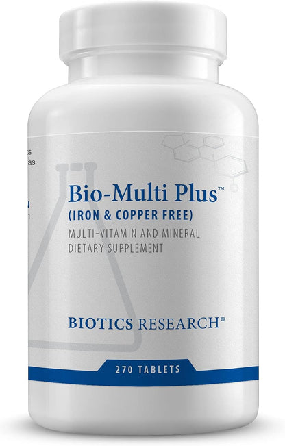 Biotics Research Bio Multi Plus Multivitamínico Sin Hierro y Sin Cobre - 270 Comprimidos – Image 1