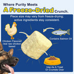 SHINEPAWS Omega 3 para Perros, Masticables de Aceite de Salmón con Omega 3 6 9 (EPA+DHA), Zinc, Biotina y Vitaminas E y C - 120 unidades, Sabor Pollo