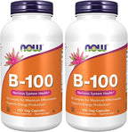 Vitamin B-100 Complejo B - 250 Cápsulas Vegetales