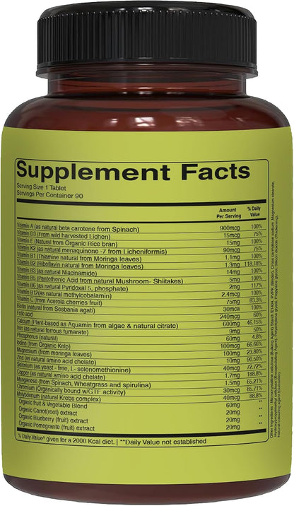Pure Nutrition Multivitamínico Completo para – Vitaminas del grupo B: contribuyen al metabolismo energético normal – Image 5