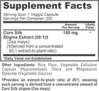 NusaPure Cápsulas de Seda de Maíz, 150 mg, 200 Cápsulas Veganas (No OGM, Vegano)