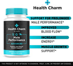 Health Charm (3 Pack) – Cápsulas Multivitamínicas para Hombres, 180 Cápsulas (3 Meses)