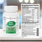 GeriCare One-Daily Multi-Vitamin con Hierro, 100 Comprimidos