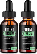 Potent Stream Drops - Complemento para la Salud de la Próstata con Shilajit y MCT Oil (2 Pack)