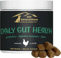 K9-Innovations Probióticos para Perros - Salud Digestiva e Inmunitaria, 2 Billones de UFC, Enzimas + Probióticos, Sabor Pollo, 120 Masticables