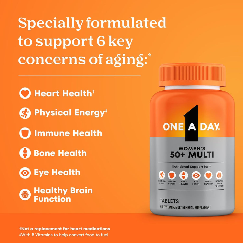 One A Day Multivitamínico para Mujeres 50+, 65 Comprimidos