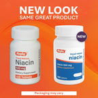 Rugby Niacina 500mg Liberación Prolongada con Calcio - 100 Comprimidos (Pack de 3)