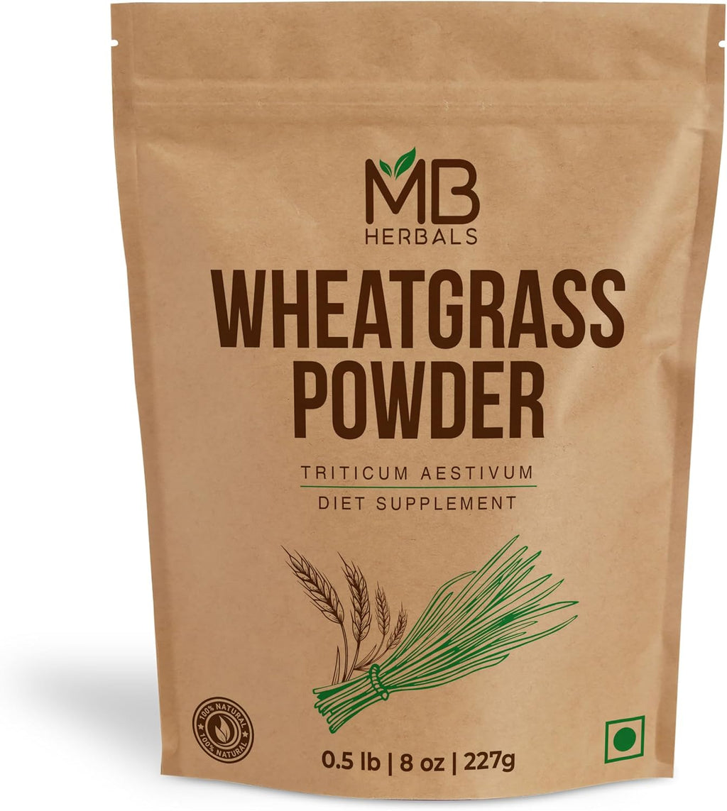 Polvo de Wheatgrass (Hierba de Trigo) 227g - MB Herbals