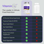 VitaminIQ Multivitamínico Integral para Hombres - 120 Cápsulas Vegetarianas
