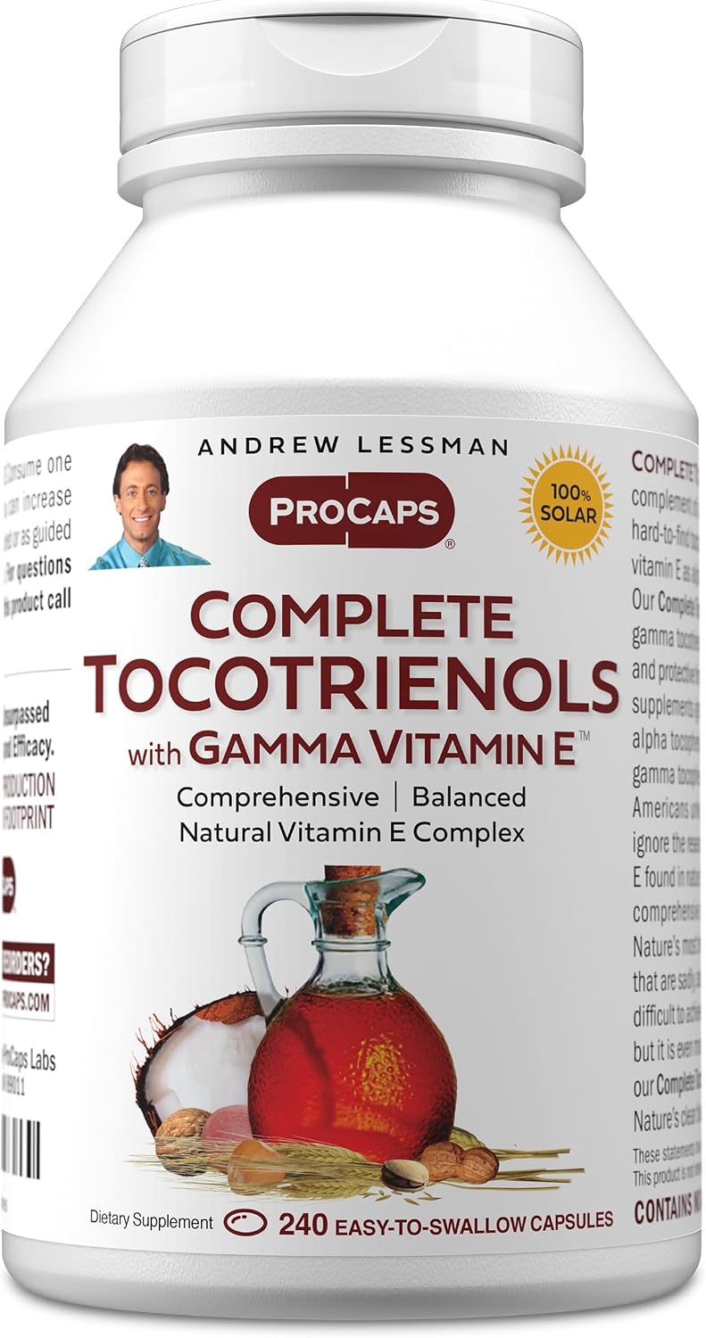 ANDREW LESSMAN Complete Vitamin E: Tocopherols and Tocotrienols, 30 Capsules