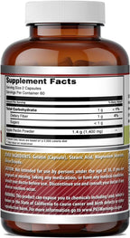 Amazing Formulas Pectina de Manzana 1400 mg | 120 Cápsulas