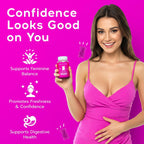 BEARVANA Gominolas de Probióticos y Vitamina C para el Apoyo del pH Vaginal – Suplemento de Bienestar Femenino con Sabor a Piña – 60 Gominolas