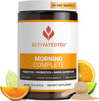 ACTIVEDYOU Morning Complete Mezcla de Verduras y Probióticos - 30 porciones (Cítricos)