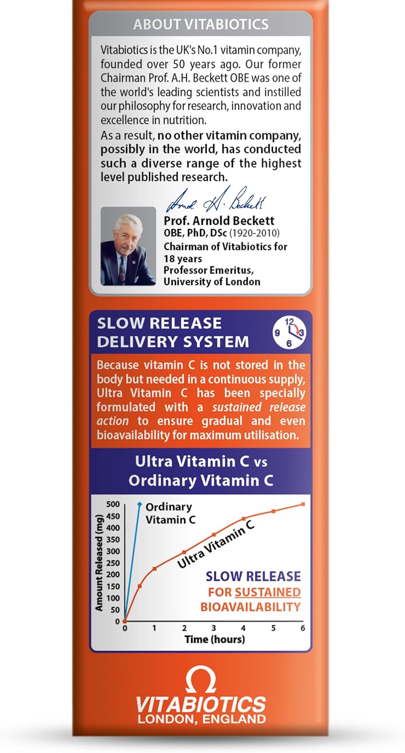 Vitabiotics Ultra Vitamina C – 60 tabletas