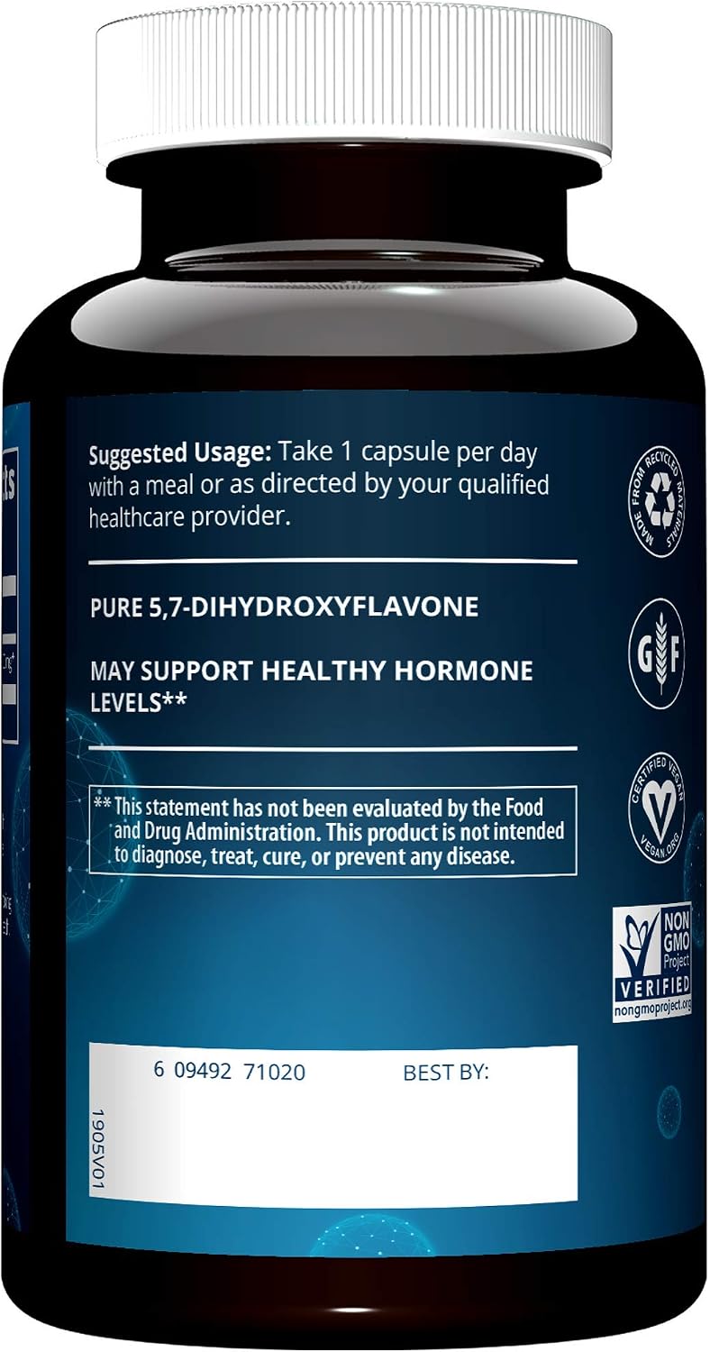 MRM Chrysin 500 mg, 30 Cápsulas