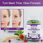 Nicotinamida 500mg Gominolas (Vitamina B3 Niacinamide) Sin Azúcar - 60 Gominolas