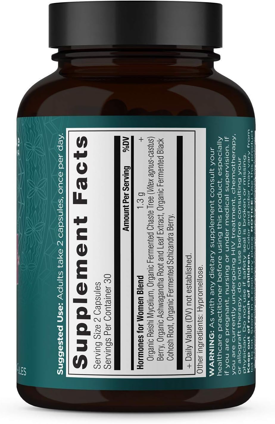 Ancient Nutrition Women's Hormones – Ayuda a Reducir el Estrés, Apoya la Energía y el Equilibrio Hormonal – 60 Cápsulas