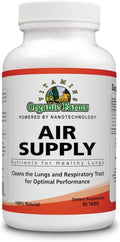 Organic Farms Vitamins Air Supply - Nutrients for Healthy Lungs - 90 Tablets - 100% Natural Supplement