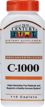 21st Century C-1000 Vitamina C de Liberación Prolongada, 110 Comprimidos